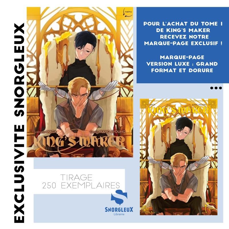 King's maker T01 ou T02 + Marque Page Exclusif Snorgleux King's maker T01 ou T02 + Marque Page Exclusif Snorgleux