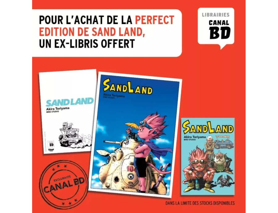 Sand Land Perfect Edition + Ex-libris Exclusif Canal BD