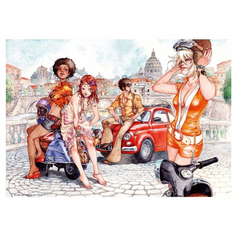 Plaque métal Crossfire