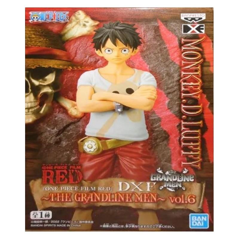 One Piece "DXF" Grandline Men RED Vol.6 Monkey D. Luffy 17cm